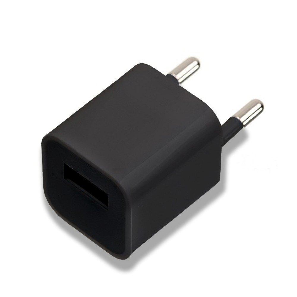 Комплект зарядное устройство и длинный кабель 2 метра micro USB (black).  Адаптер мощностью 1А с разъемом USB для зарядки любых телефонов и кабель  зарядки, передачи данных в два раза длиннее обычных кабелей